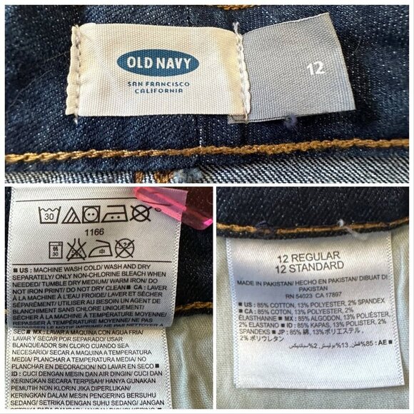 Old Navy Denim Mini Skirt, Highrise Pencil, Color Rinse, Size 12, NWT - Picture 10 of 11